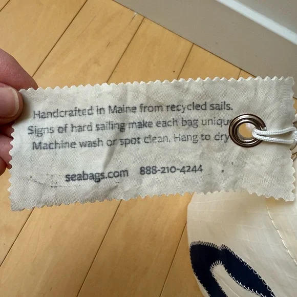 LAST CALL!!! Sea Bags Maine Anchor Tote Bucket Bag - Picture 4 of 12